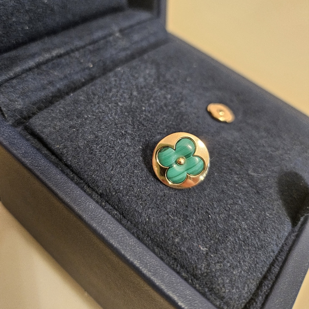 BB Bloosom LV Malachite earring